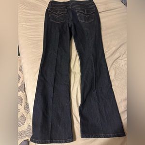 Nine West Pin Tuck Flare Jeans Size 10